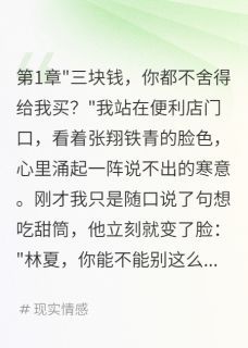 为三块钱吵架，发现老公转款百万小说
